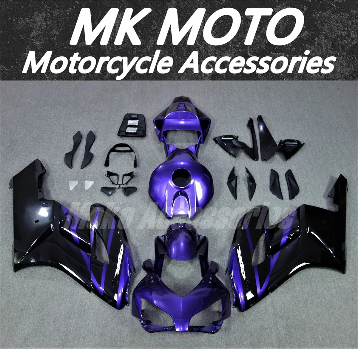 

Motorcycle Fairings Kit Fit For Cbr1000rr 2004-2005 Bodywork Set High Quality ABS Injection New Black Purple