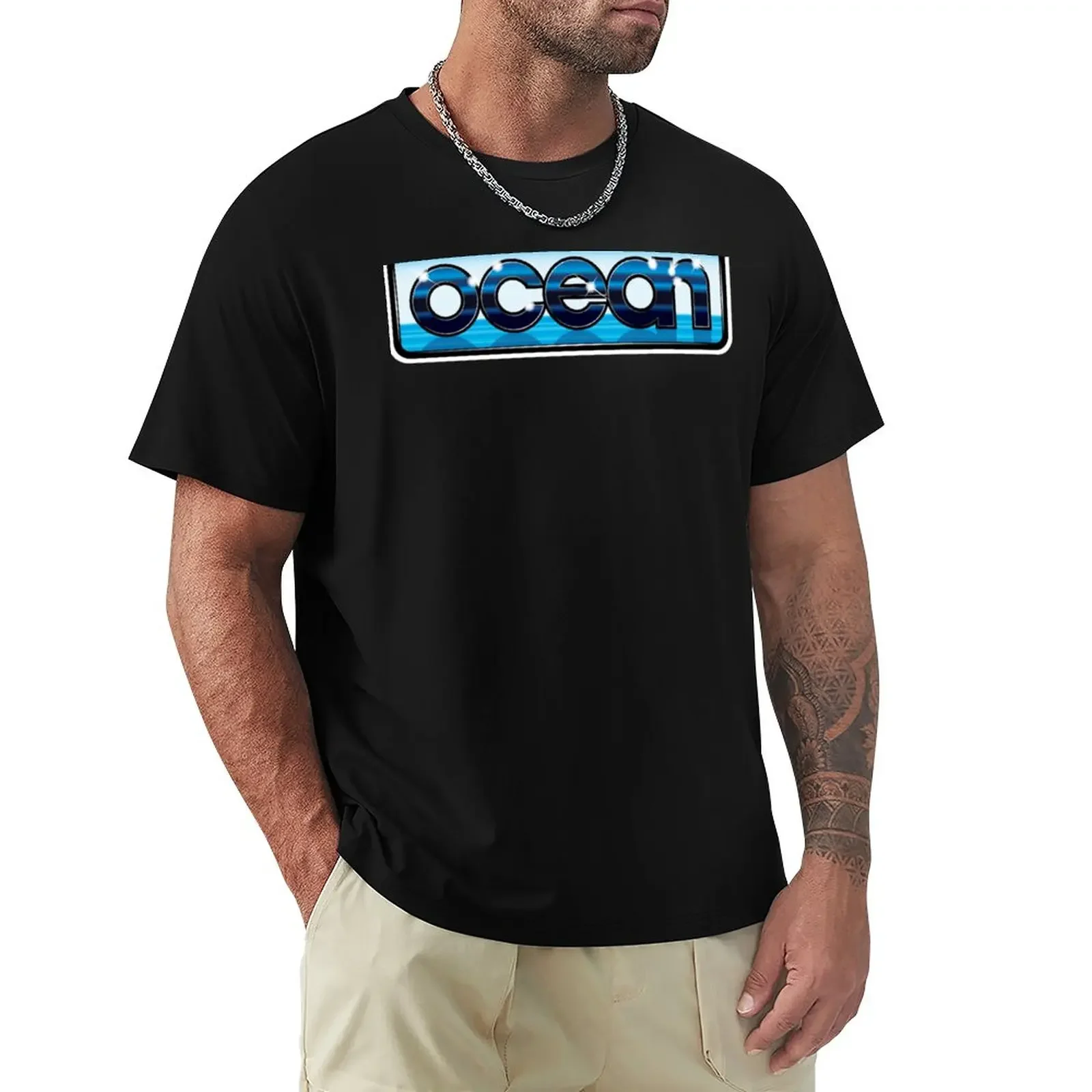 Ocean Software Logo from the 80&x27;s - High Quality Recreation 100 (Amiga, C64, Amstrad, Spectrum T-Shirt