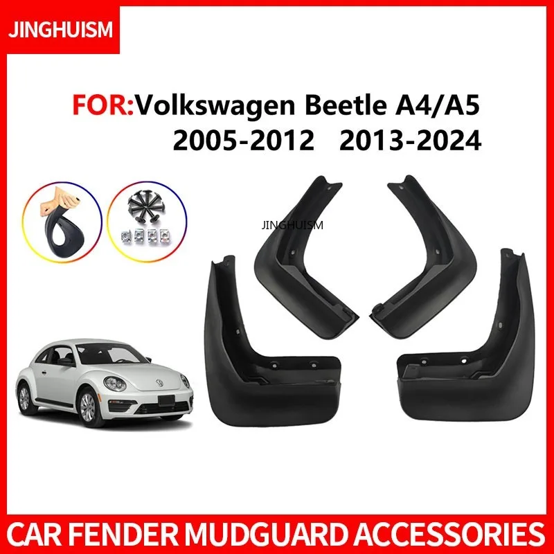 Mudguards Mud Flap Car Accessories Fender for VW Volkswagen Beetle A4 A5 2005-2012 2013-2024 Exterior Modification Splash Guard