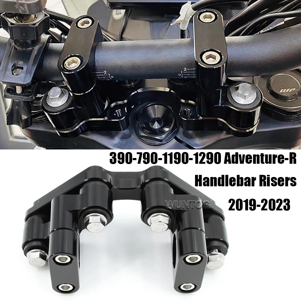 For 390/790/1190/1290 Adventure/R Handlebar Risers Accessories Steering Damper Mounting Handlebar Lift Kit 2019-2022