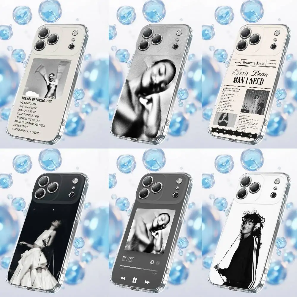 

O-Olivia Dean The Art of Loving Man I Need Phone Case For iPhone 14,11,15,17,13,12,16,Plus,E,Air,Pro,Max,Mini Transparent Cover