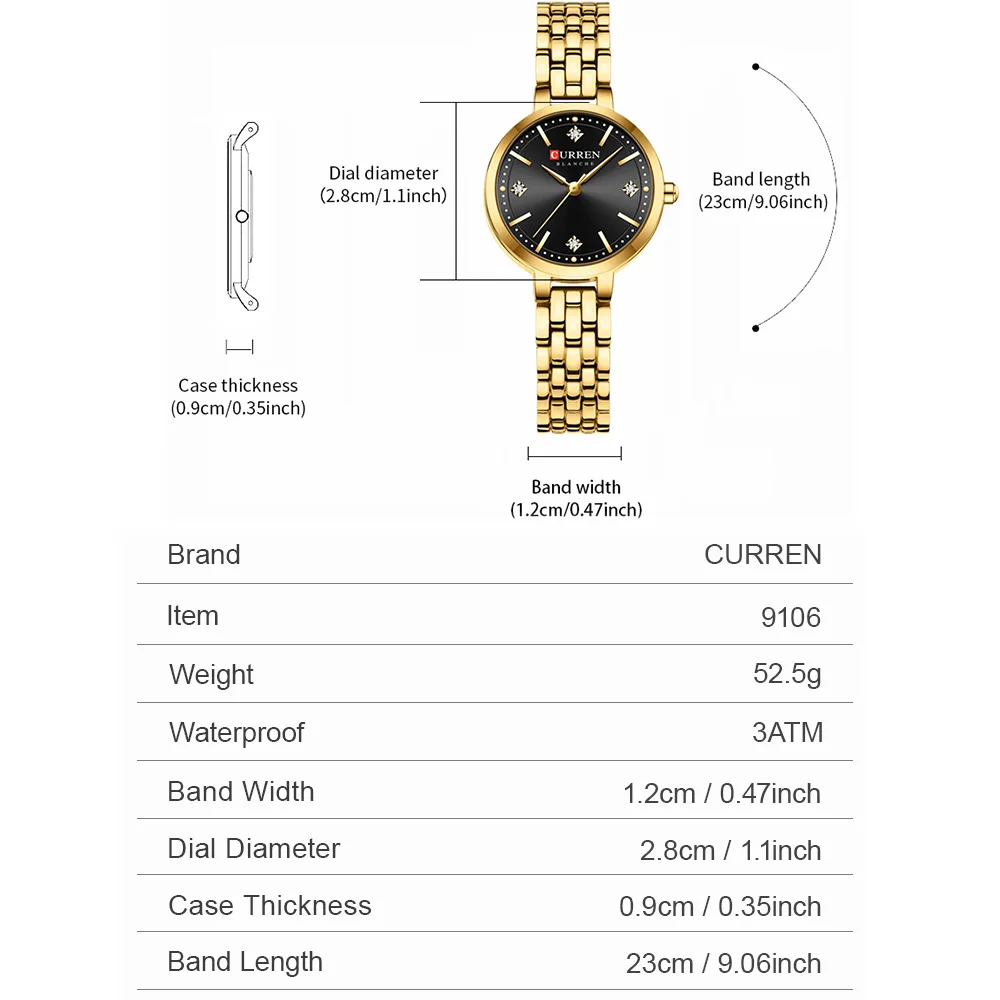 CURREN Damski Minimalistyczny – Minimalist Thin Watch recenzja i cena