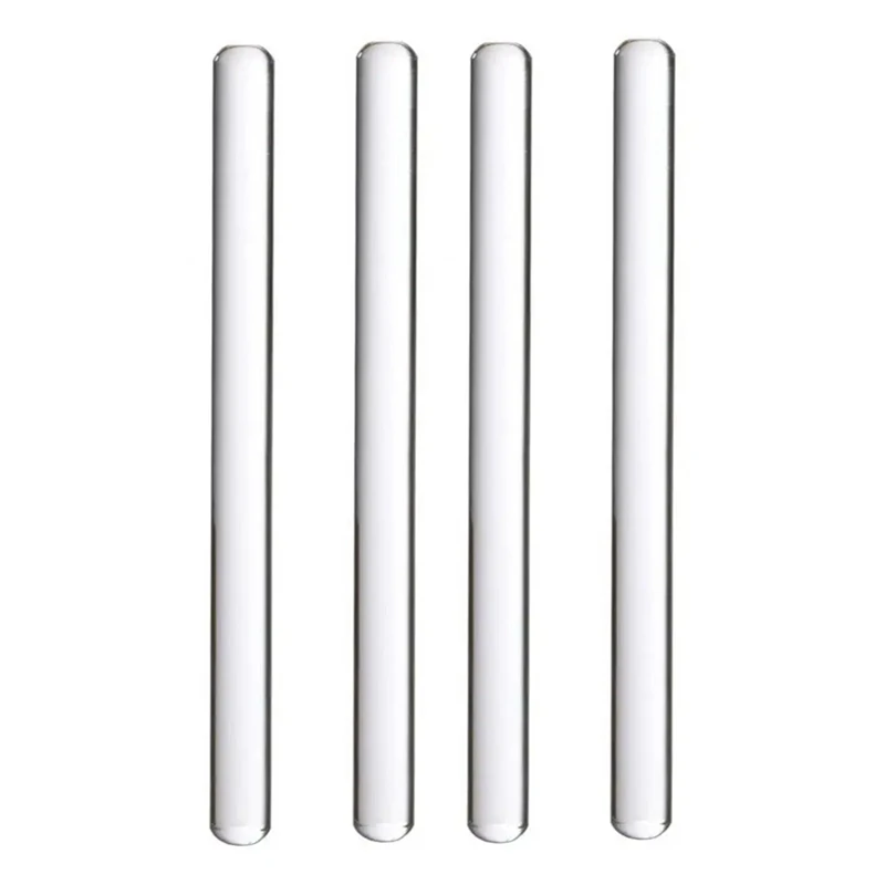 4Pcs 6.5Inch Clear Clay Rolling Pins Fondant Rolling Pole Cake Noodle Baking Decorating Tools