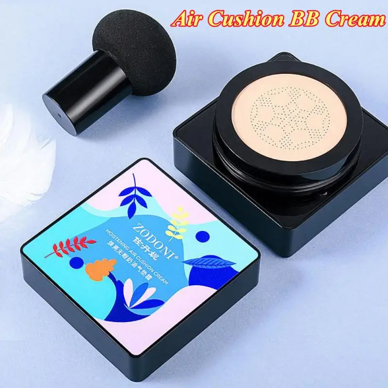 

Mushroom Air Cushion BB Cream+Puff Moisturizing Liquid Foundation CC Cream Full Coverage Spot Pimples Waterproof Lasting Makeup