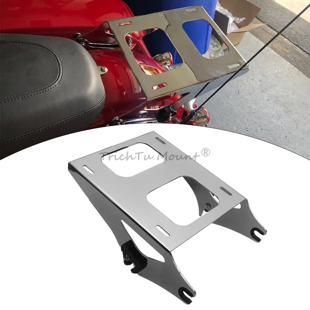 

Motorcycle Simple Base Mounting Frame Fit For Harley Electra Glide Road Glide Road King Street Glide Tri Glide 2014-2025 Chrome