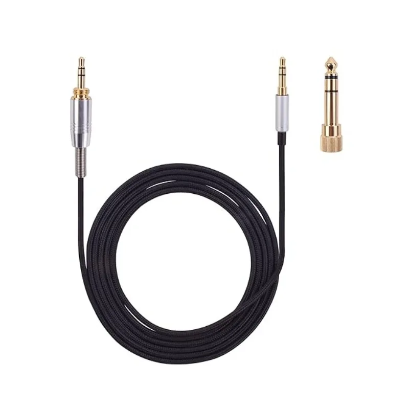 Hochwertiges Audiokabel für Sony 1000WM5 XM4 XM3 Headset 3,5mm+6,35mm auf 3,5mm Stecker / Geflecht ohne Weizenfaden – Detail 5