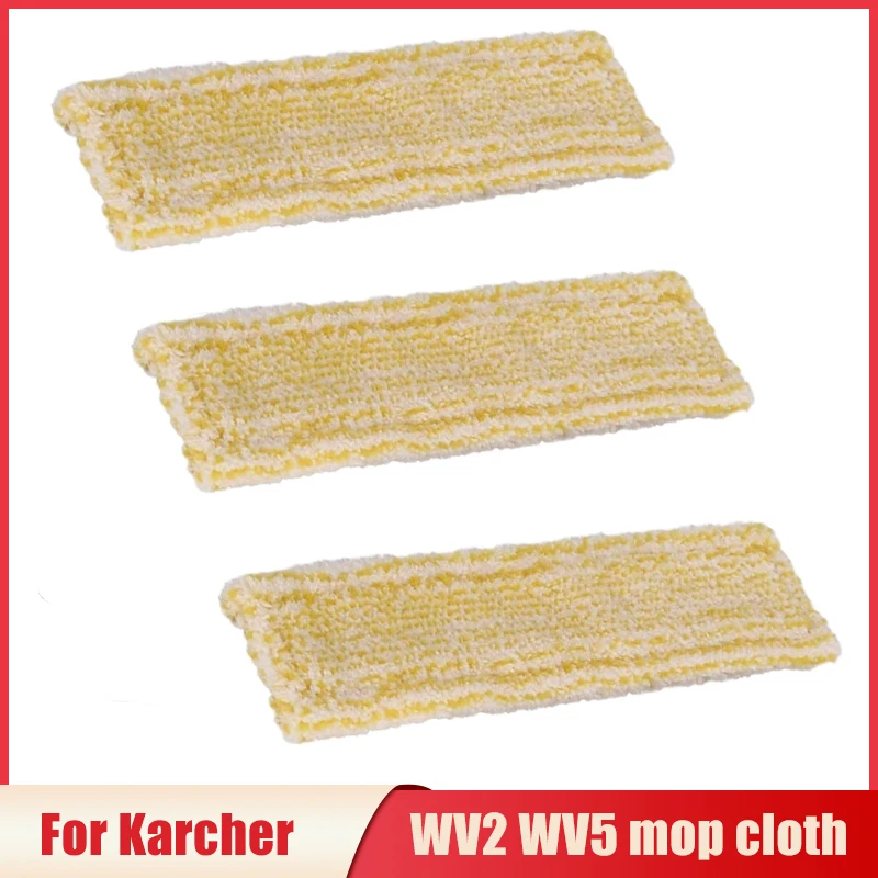 Washable Mop Cloth Accessories For Karcher WV2 WV5 Window Vacuum Cleaner Glass Clean Up Mop Rags Household Wipe Window Cleaner