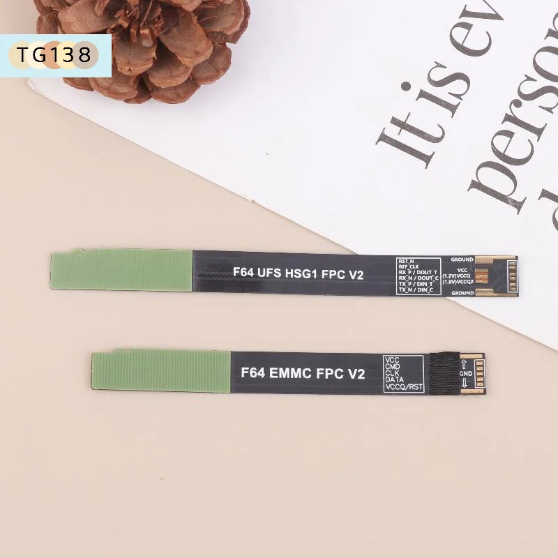 【1Set New High Quality F64 UFS HSG1 FPC V2 F64 EMMC FPC V2 2in1 FELEX Cable Set For F64 Box】