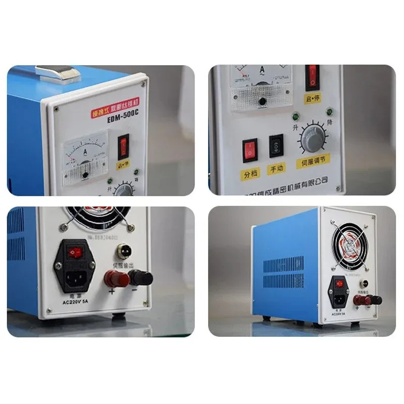 Portable High Frequency EDM Machine EDM-500C Electrical Spark Machine for Processing Bolts Screws Drill Bits - Drill Holes