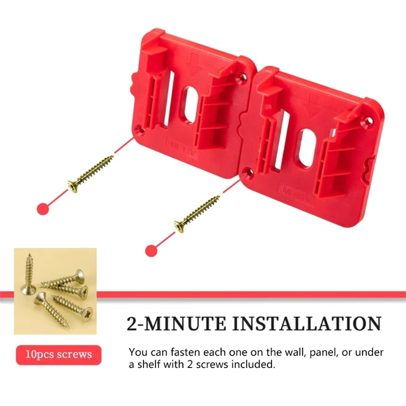 Convenient Battery Strength Mount for 18V Battery Series Battery 10Pcs/5pcs Dropship
