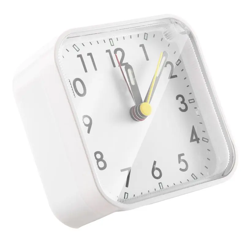 AS94-Alarm Clock Analog Silent No Ticking Alarm Clock With Snooze Function Light Functions Portable Alarm Clock