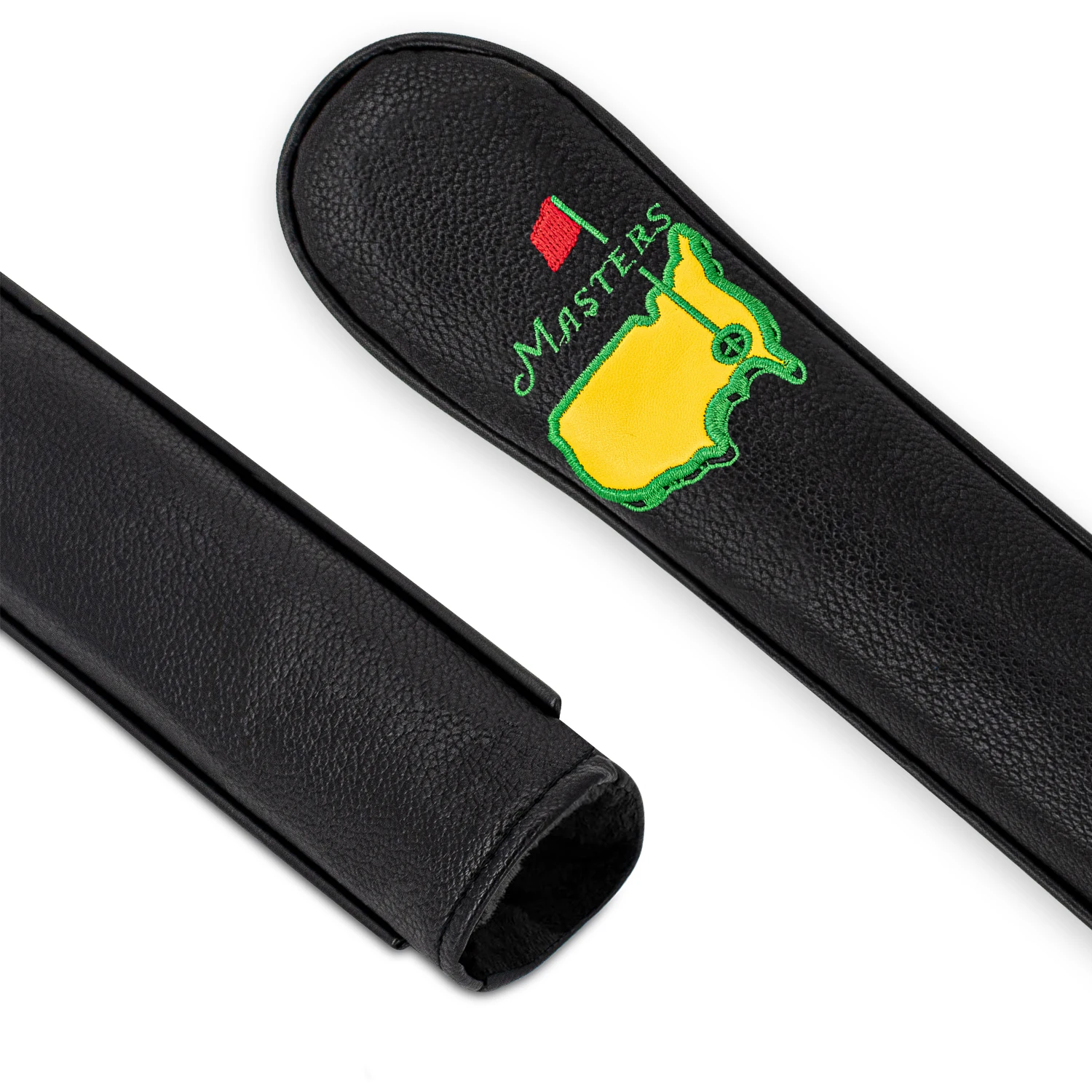 1pc Golf positioning rod protective cover, black and white colors, golf accessories, dustproof and durable, embroidered design ﻿