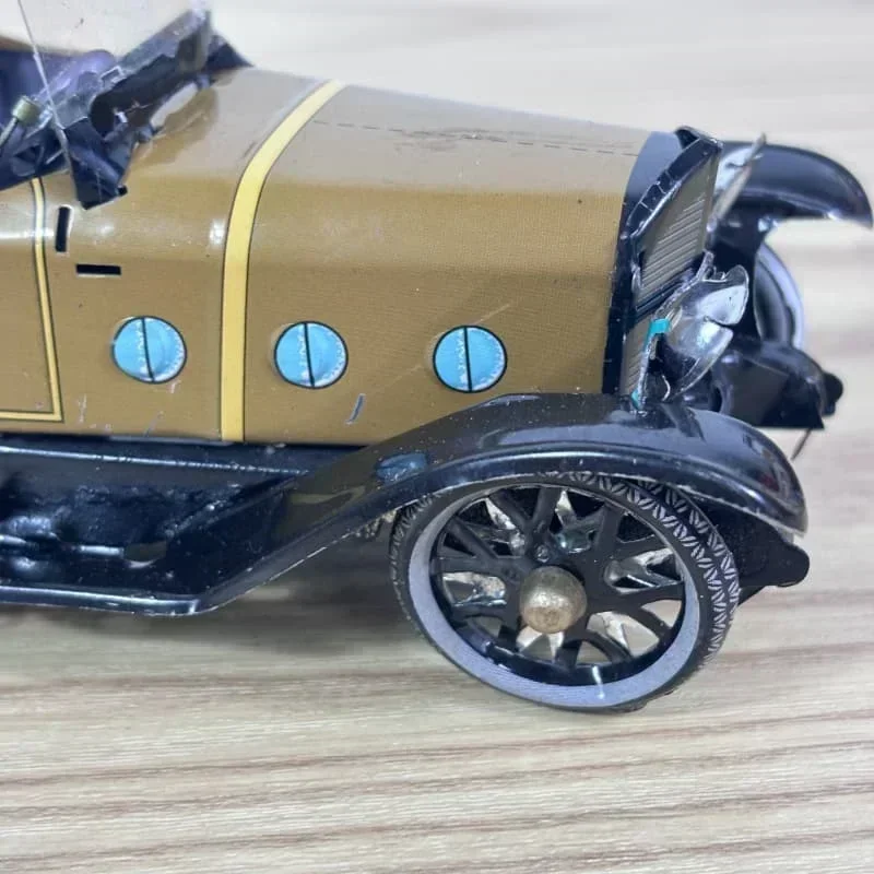 Giocattolo a carica Collezione per adulti Retro Metal Tin vintage auto Spagnolo Meccanico Orologio modello figura regalo di compleanno per bambini