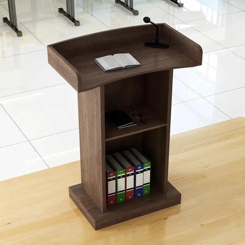 Lecture, Speaker Desk, Master of Ceremonies, Lecture Table, Simple and Modern Welcome Desk