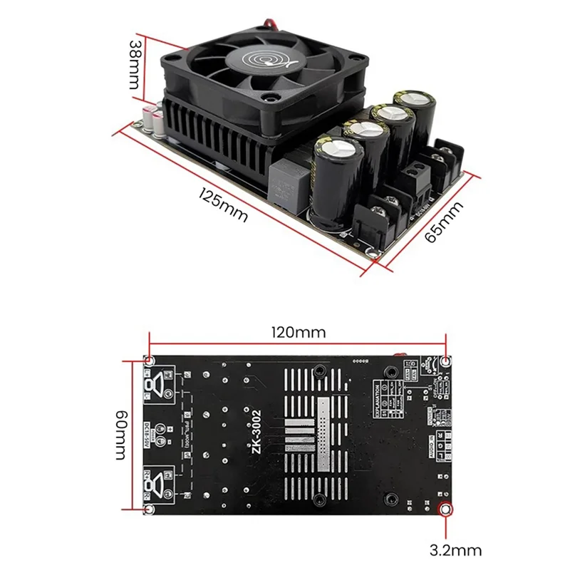 TPA3255 Digital  o Power Amplifier Board Stereo Amp 300Wx2 PBTL Mono Sound Amplifier 600W  o Speaker Amplifier