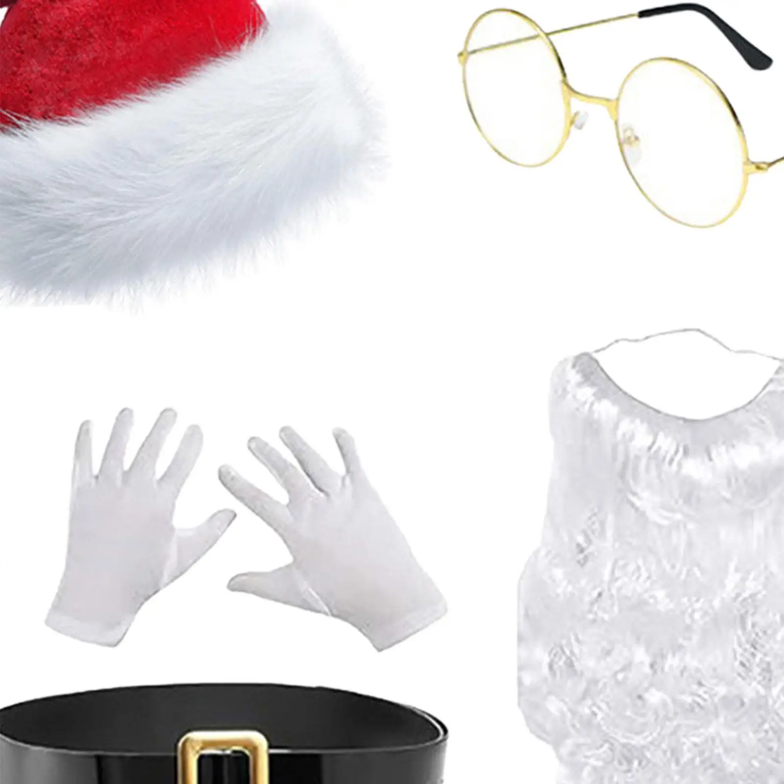 Christmas Santa Claus Costume Accessory Portable Men Women Lightweight Creative