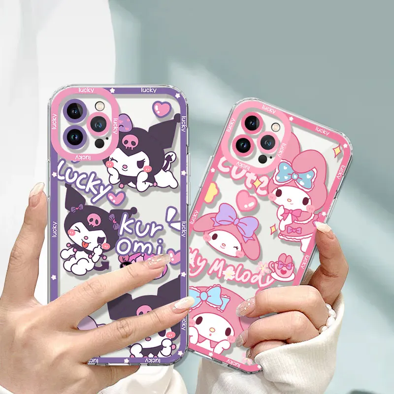 Sanrio Mymelody Kuromi Case For Xiaomi 13T 12T 11T 10T 14 13 12 11 Lite 5G NE POCO F6 X6 Pro X3 NFC X5 X4 GT F3 F4 F5 M6 M5S C65