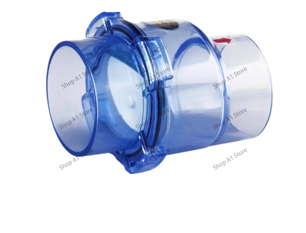 Kitchen and bathroom sewer pipe deodorant and anti-return water check valve 50PVC drain one-way water stop valve