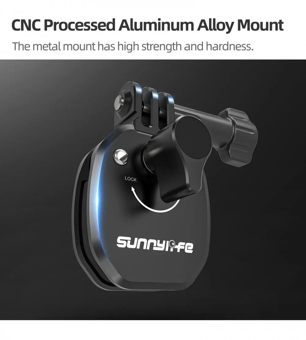 Motorcycle Windshield Clip for DJI Osmo 360/Action 5 Pro/GoPro/Pocket 3 Aluminum Alloy Mount for Insta360 X5/Go 3S Accessories