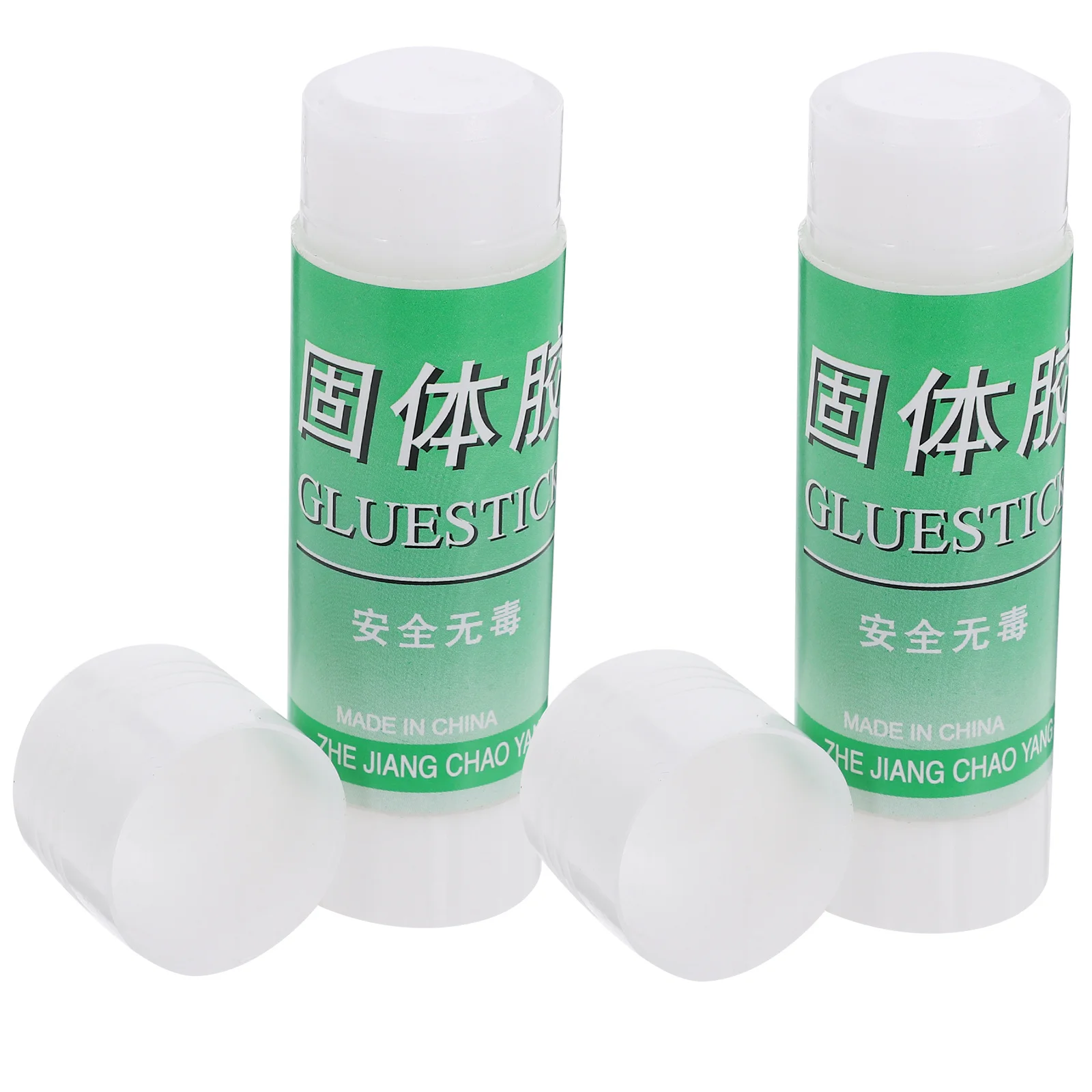 2Pcs Solid Glue Sticks White Portable Stationery Adhesive for Students Office Crafts School Project Supplies Solid Glue