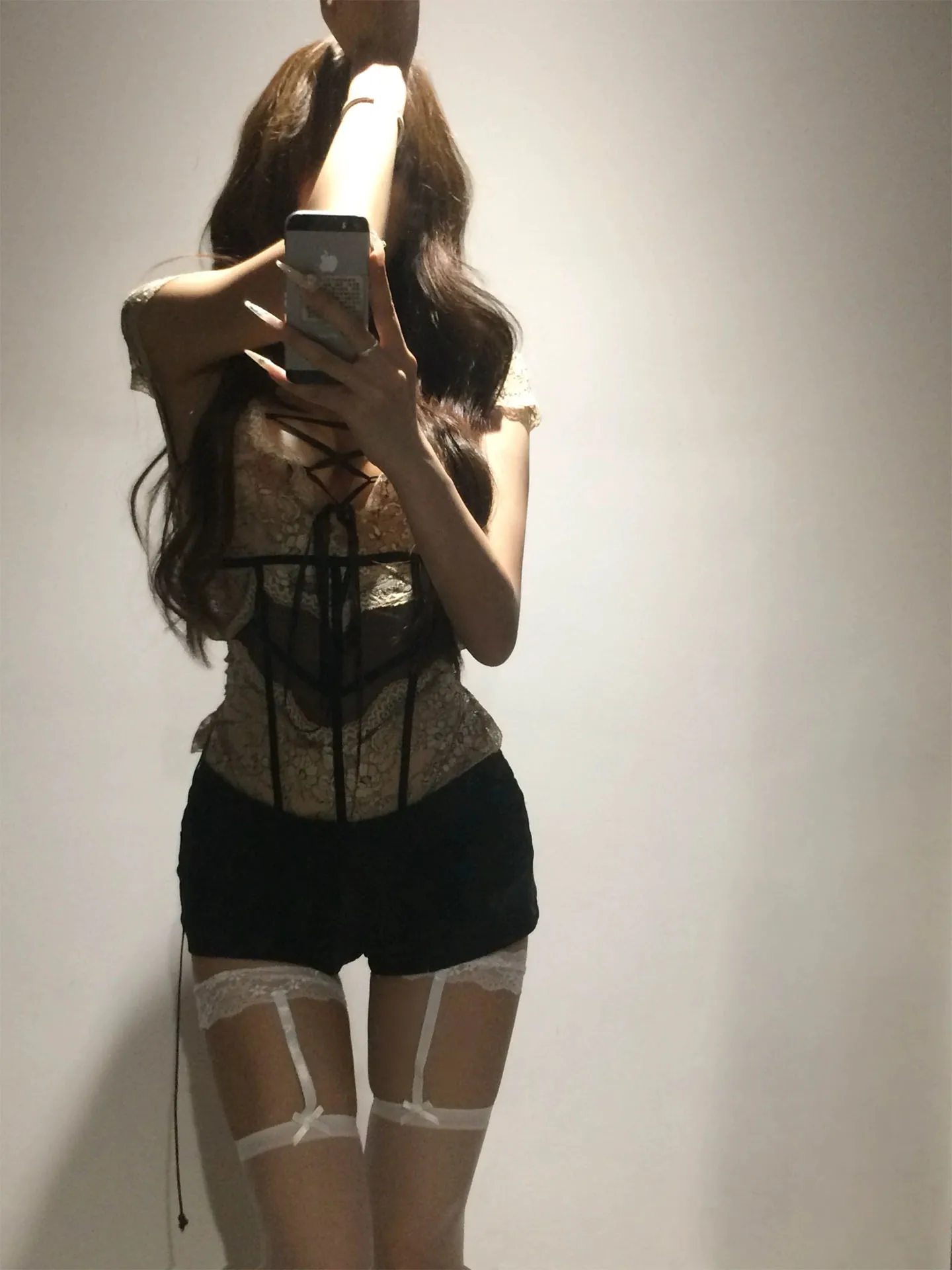 Body sexy in pizzo con cintura dritta oulder loween Abbigliamento interno Night Castle Theme Set Faion per donna adulta Autunno Sle