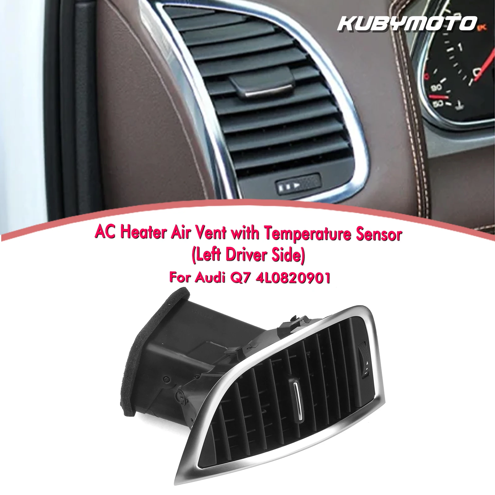 

Внутренняя передняя приборная панель автомобиля, вентиляционное отверстие кондиционера, выходная панель в сборе для Audi Q7 2007-2015