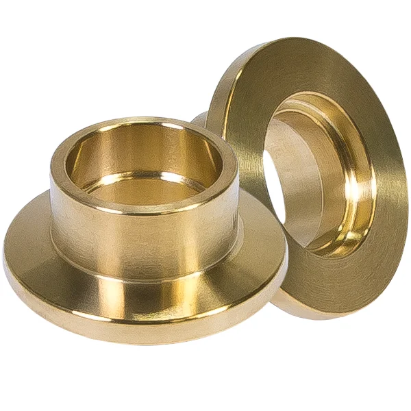 CNC Machining spare parts Brass Flange Disc for CNC Lathe