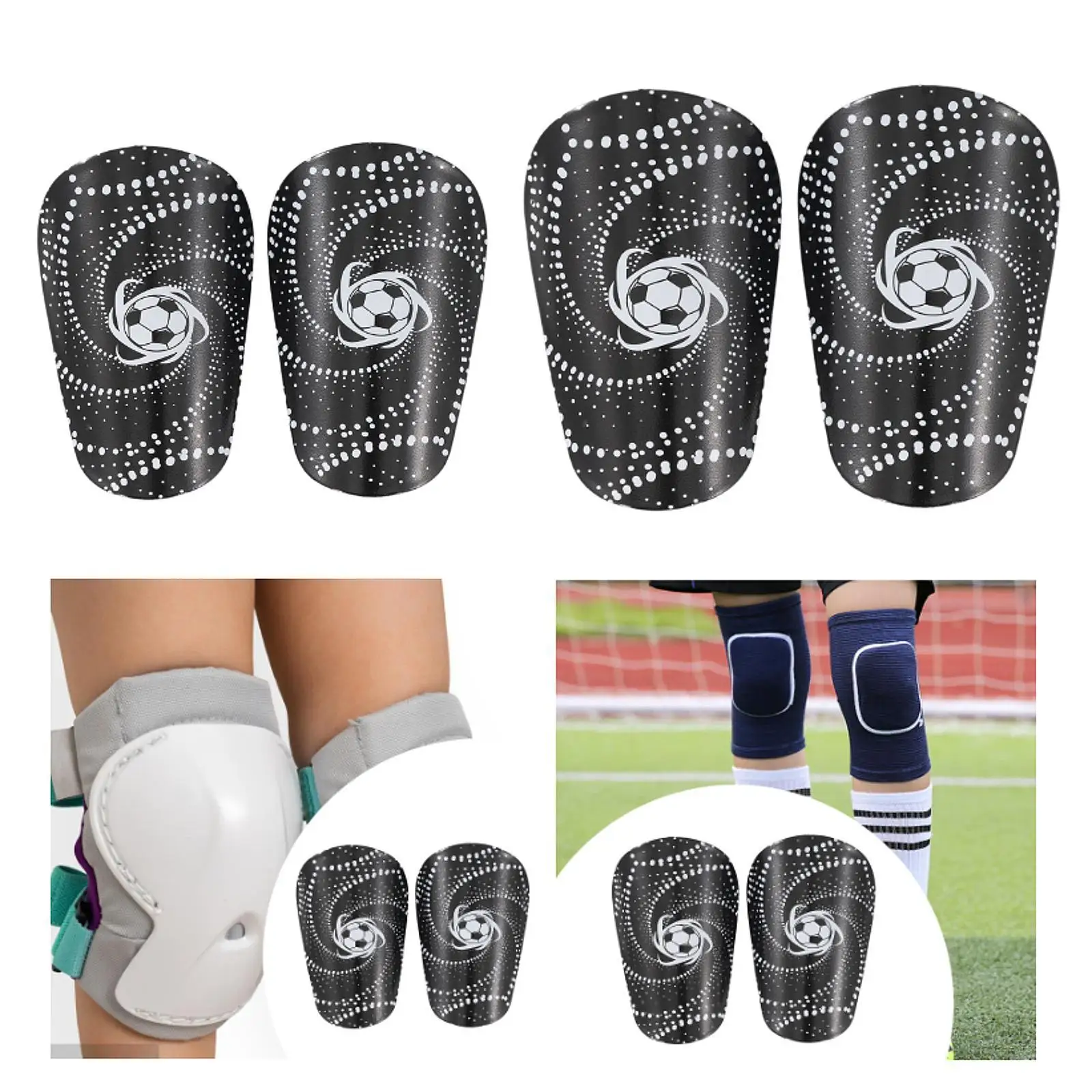 

Soccer Shin Guards Compact Soccer Shin Pads Soccer Equipment Knee Guards for Outdoor Basketball Tibia Adults Sports Enthusiasts