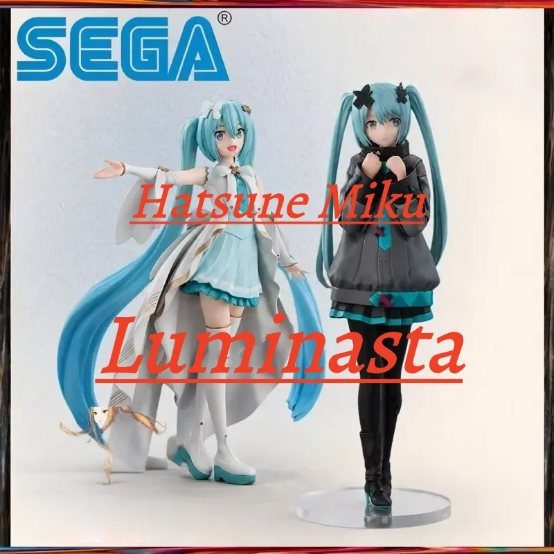 セガオリジナル初音ミク初音ルミナスタミクルミナスタアクションフィギュアモデル人形新品箱入りアニメキャラクターおもちゃ