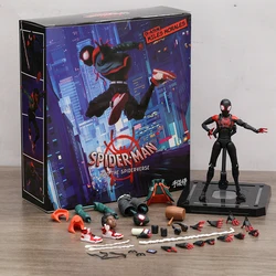 Sentinel Miles Morales SV-Action Spider-Man dans le Spider Verse Action Figure Modèle Jouet, Cadeau Collection Figurine