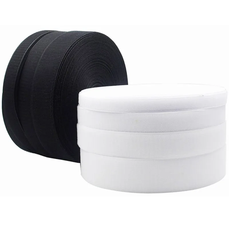 5Meter/pair Non-Adhesive Hook and Loop Fastener Tape Sewing-on No Glue Hooks Adhesive Magic Tape DIY 16/20/25/38/50/100mm