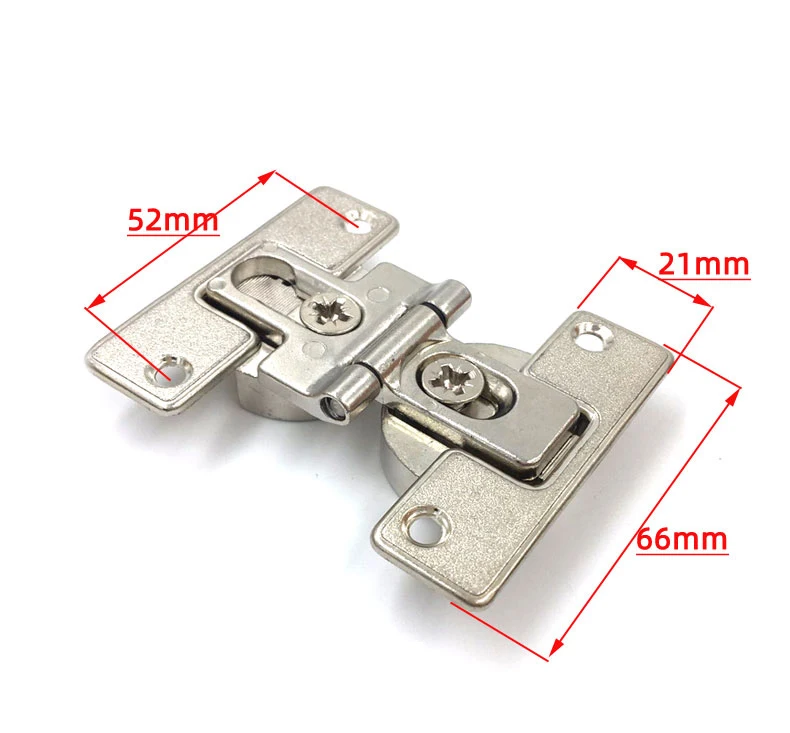 Suitable for Double Cup Folding Door Replica Hinge Plane 180 Degree Closing Overlapping Hinge Shoe Cabinet Wardrobe Sliding Door