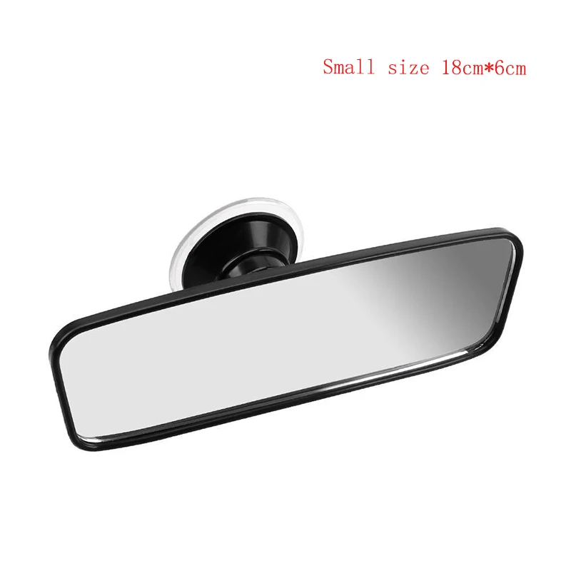 Car Interior Rear View Mirror Wide-angle Rearview Mirror 360° Rotates Adjustable Suction Cup Universal Auto Accessories