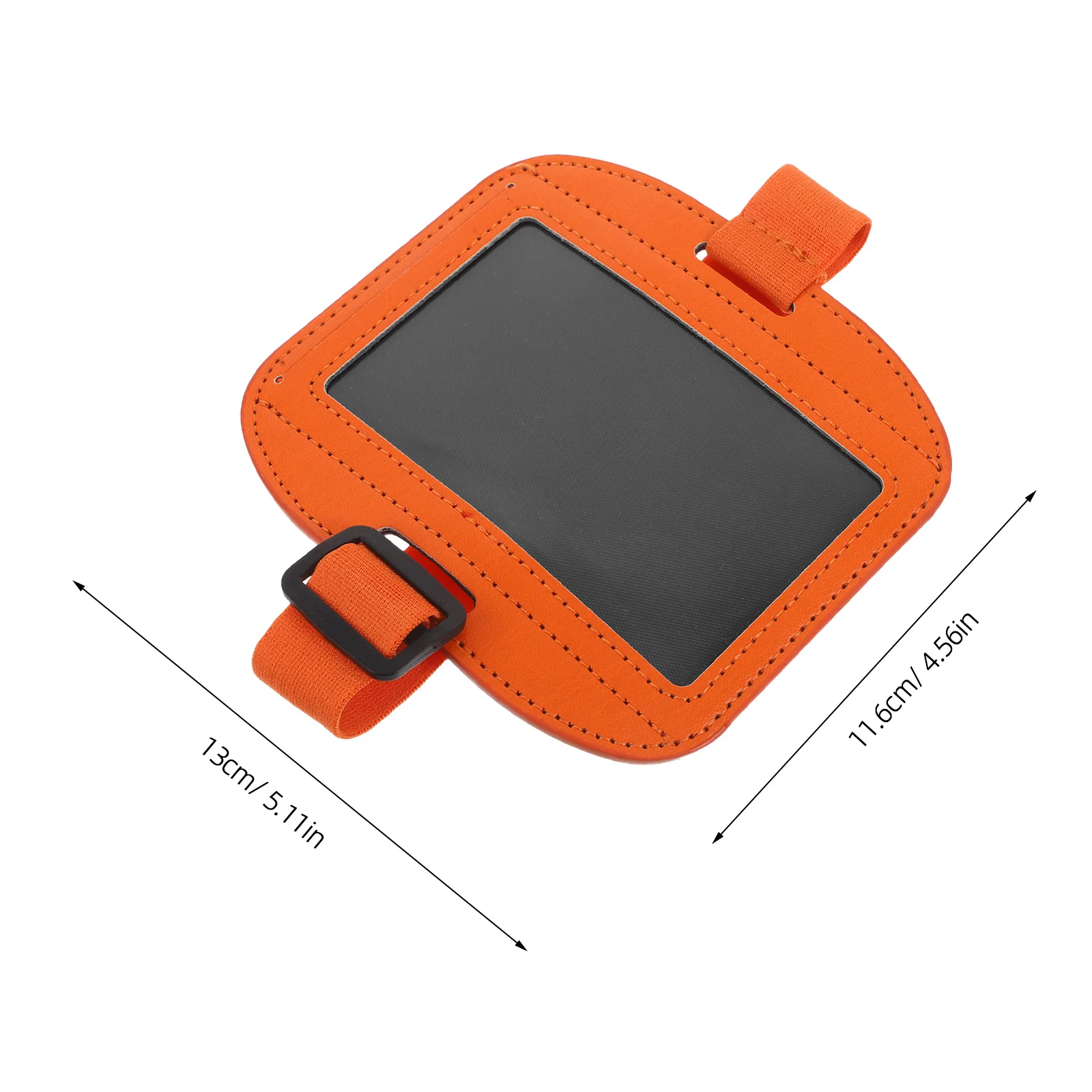 حامل شارة الذراع مقاوم للماء وحزام ذراع مرن قابل للتعديل لعمال أمن الممرضات وغطاء بطاقة الهوية الأفقية والأعمال المكتبية #4