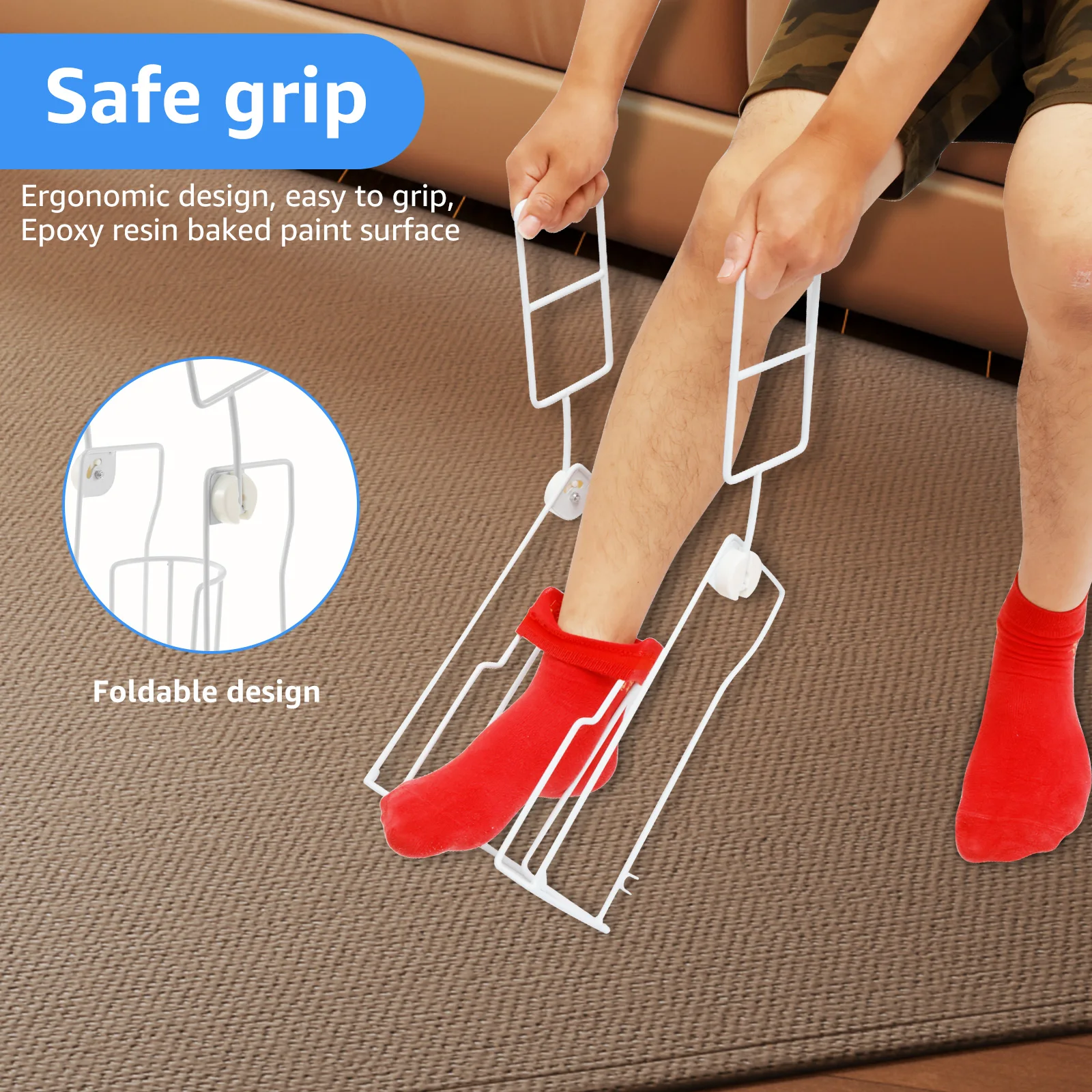 Stocking Donner Adaptive Dressing Aid for Putting on Compression Socks Large Sock Aid Tool in Circumference Socks Helper Aid