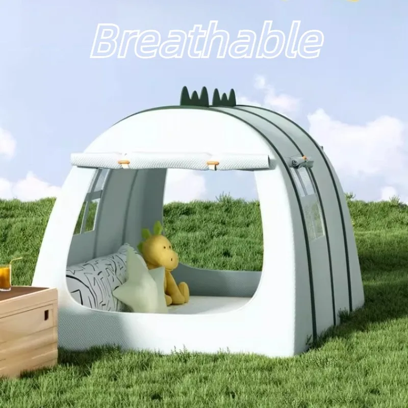 Tenda giocattolo portatile per bambini Tenda per bambini per interni ed esterni Tenda per giochi di sicurezza con finestre in rete traspirante Tenda per casetta da gioco con custodia