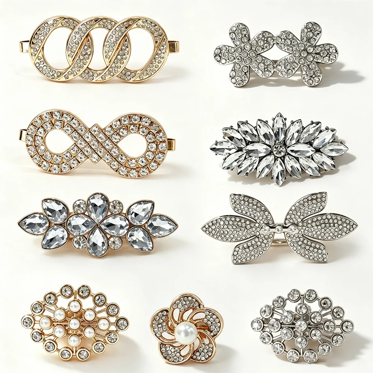 Luxury Designer Shiny Crystal Belt Decorations Rhinestone Flora Women's Waist Chain Belt Buckle Wedding Dress Bride Accessories