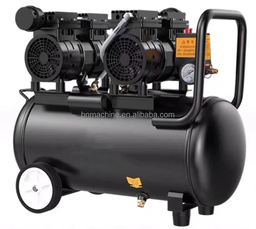 High-Pressure Silent Oil-Free Piston Air Compressor Portable Industrial Compressors with Lower Noise Small Size