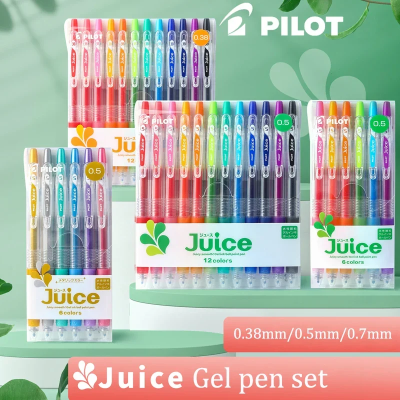 

1Set Pilot Juice Gel Pen LJU-10EF Smooth Quick Dry Student Notes Drawing 0.5/0.38mm Office School Supplies Japanese Stationery