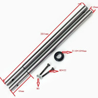 2pcs 192mm/201mm RC part Metal Main shaft For Align Trex 600 Helicopter