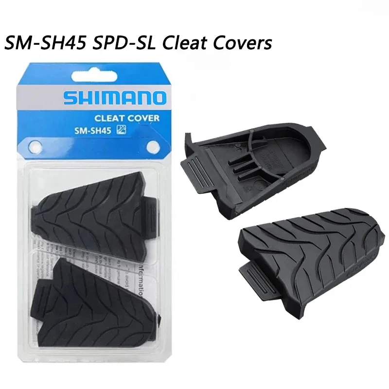 SHIMANO SM-SH45 SPD-SL Cleat Covers MTB Road Cycling Pedal Protective Cleat Cover for SM-SH10/SH11/SH12 Cleat