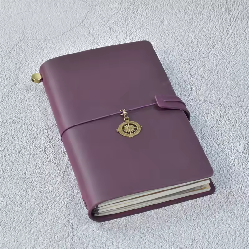 100% Genuine Leather Journal Refillable Travel Notebook Retro DIY Handmade Diary Sketchbook School Office Gift Customized - Image 8