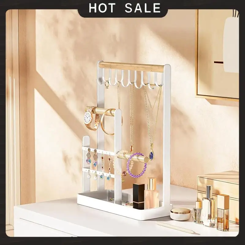 

24-Hour Delivery Necklaces Hanging Holder With Ring Tray, Jewelry Display Storage Tower-Organizer Stand For Jewelries