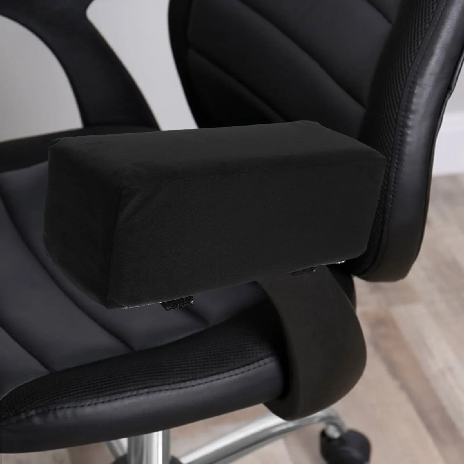 2pcs Memory Foam Armrest Pads Universal Office Chair Arm Rest Riser Replacement For Gaming Desk Chair Elbow Support Comfort