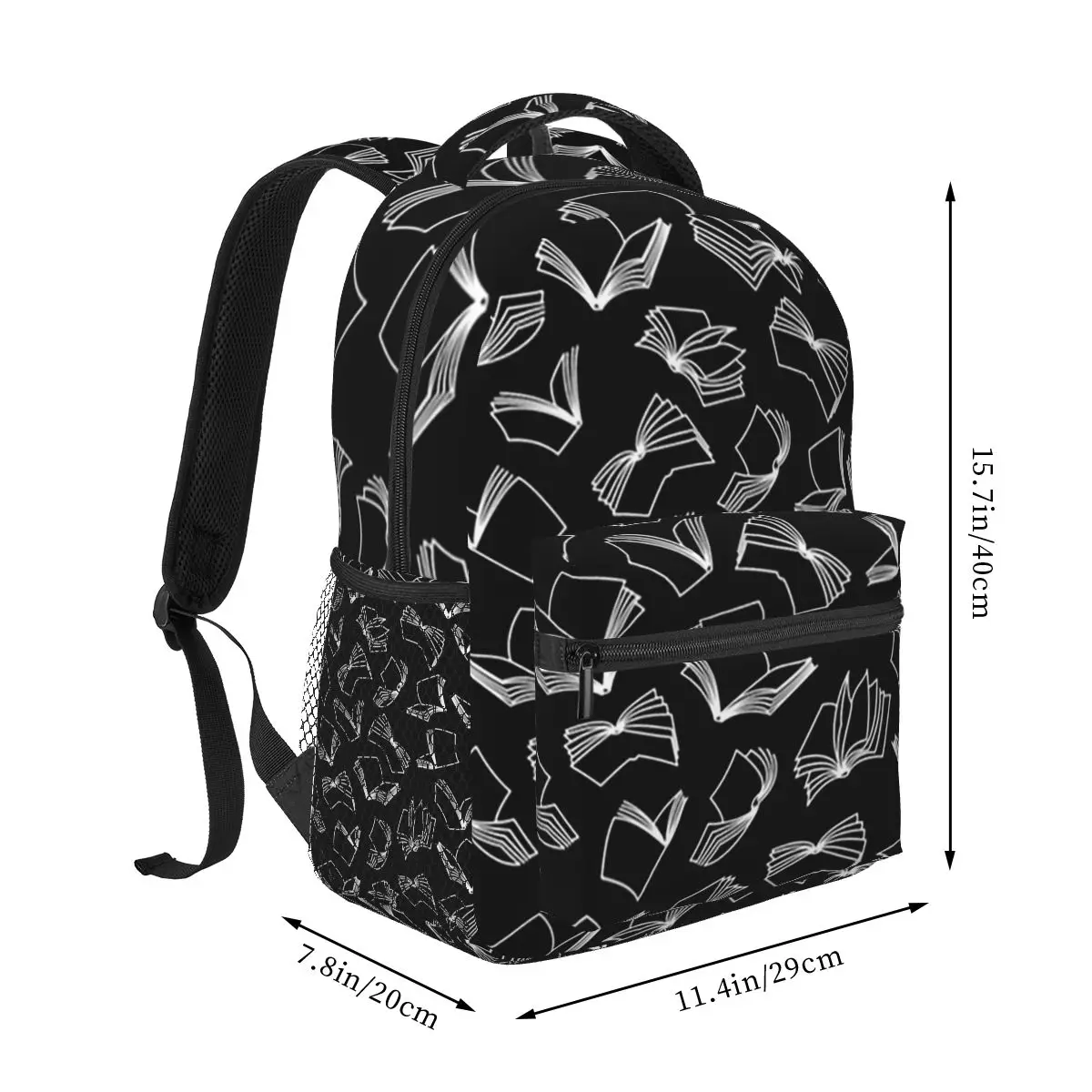 Bookaholic Dreams mochilas para niños y niñas, mochila escolar de dibujos animados para ordenador portátil, bolso de hombro de gran capacidad