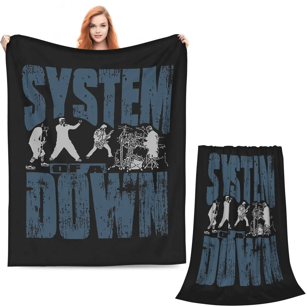 Band System Of A Down Blanket Soft Warm Flannel Throw Blanket Cover for Bed Living room Picnic Travel Home Sofa