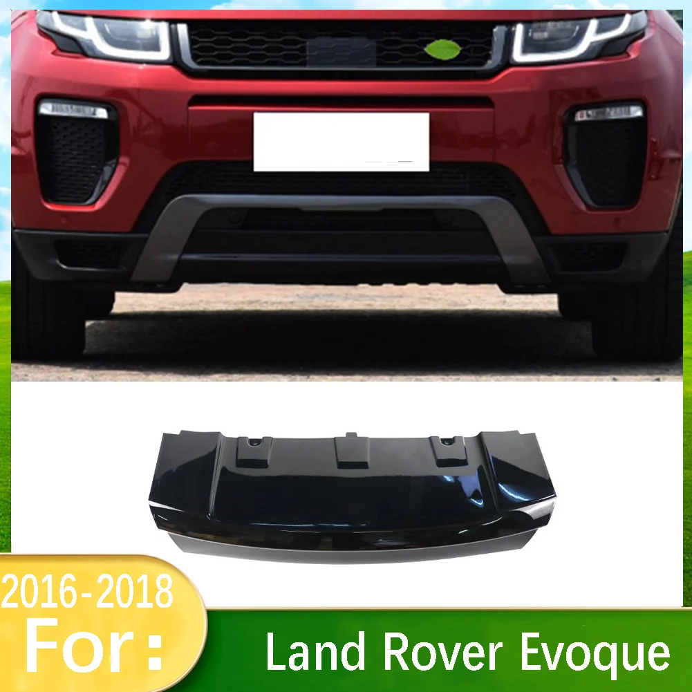 Dla Land Rover Range Rover Evoque 2016 2017 2018 przedni zderzak samochodowy hak holowniczy holowanie oczu tablica ochronna czarny błyszczący