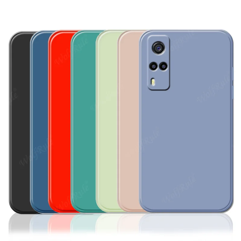 For Cover Vivo Y53S Case For Vivo Y53S Capas Silicone Shockproof Bumper Armor Back TPU Soft Cover For Vivo Y53S 4G Fundas 6.58\