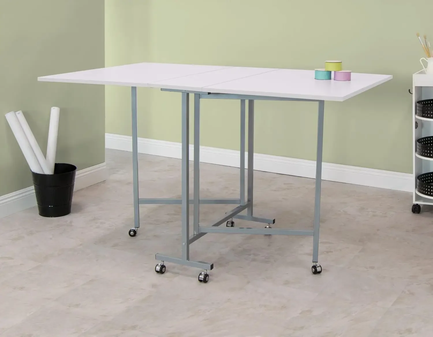 Designs Sew Ready Folding Craft/Cutting Standing Table - 58.75