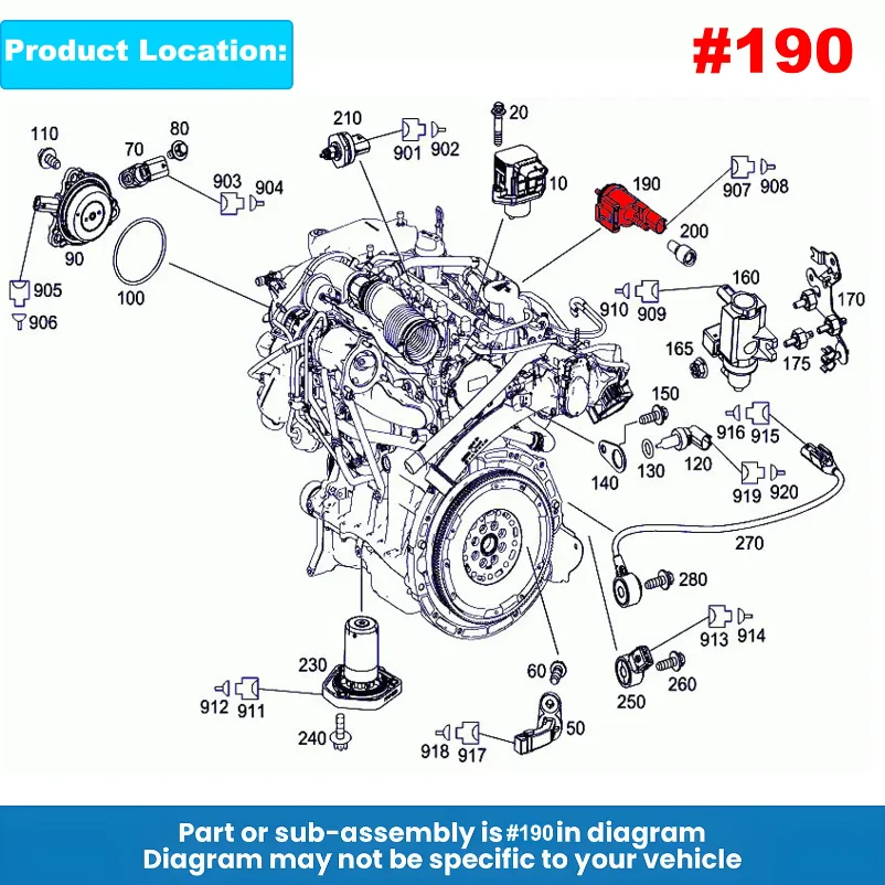 A0025407097 A0005003201 A0025401497 New Control EGR Valve Electric Air Pump Change-Over For Mercedes-Benz C-Class W202 C250 S202